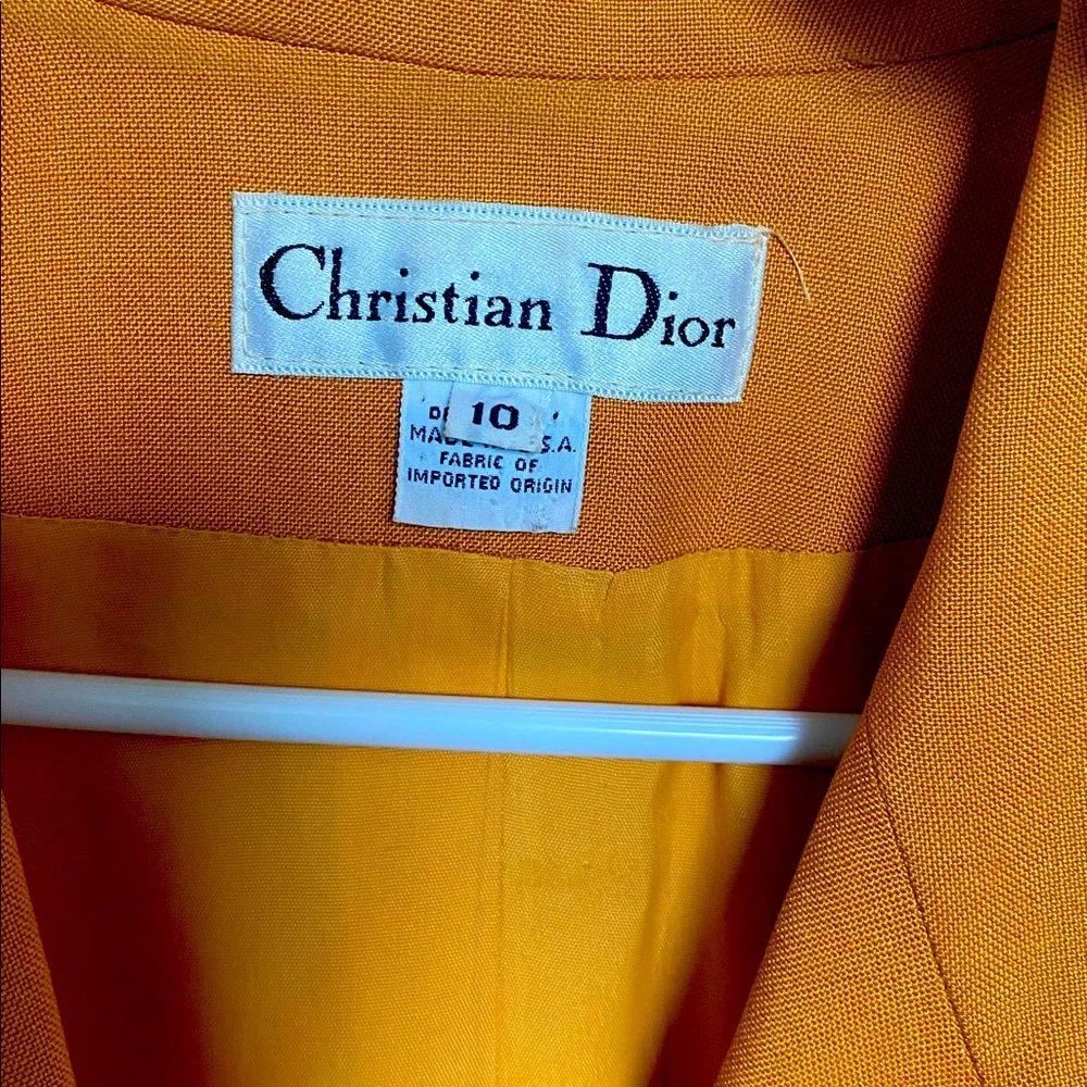 Vintage Christian Dior Double Breasted Blazer